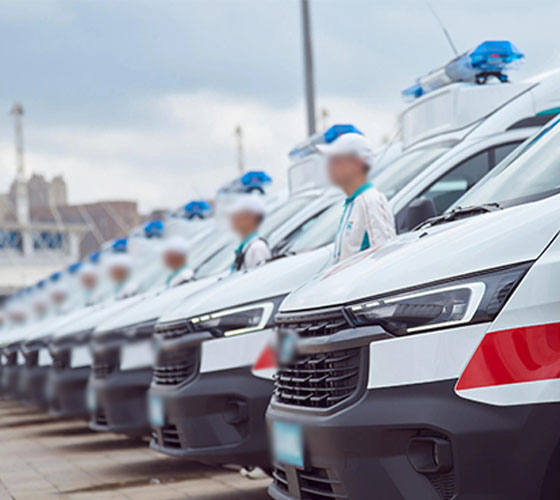 江陵县服务车队展示